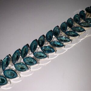 Apatite 925 Silver Jewelry Bracelet Costume Decorative Fashion Accessory Band